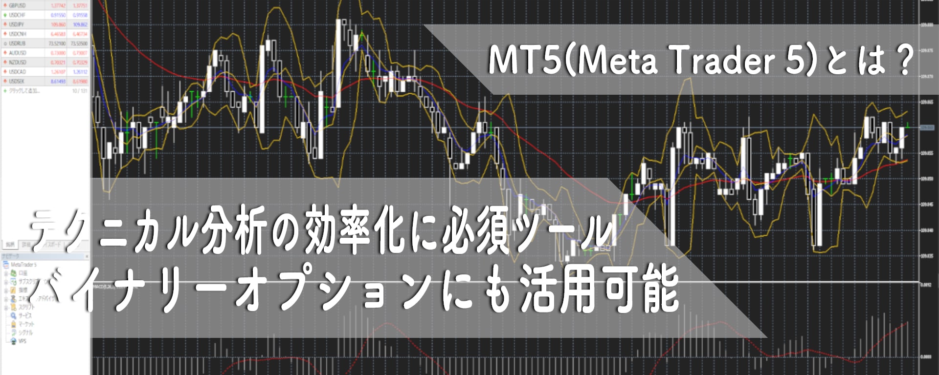 MT5（Meta Trader 5）とはどんなツール？基本的な使い方やMT4との違いをご紹介